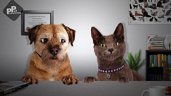 Photo of Professor G. Rowl and Professor P. Urr